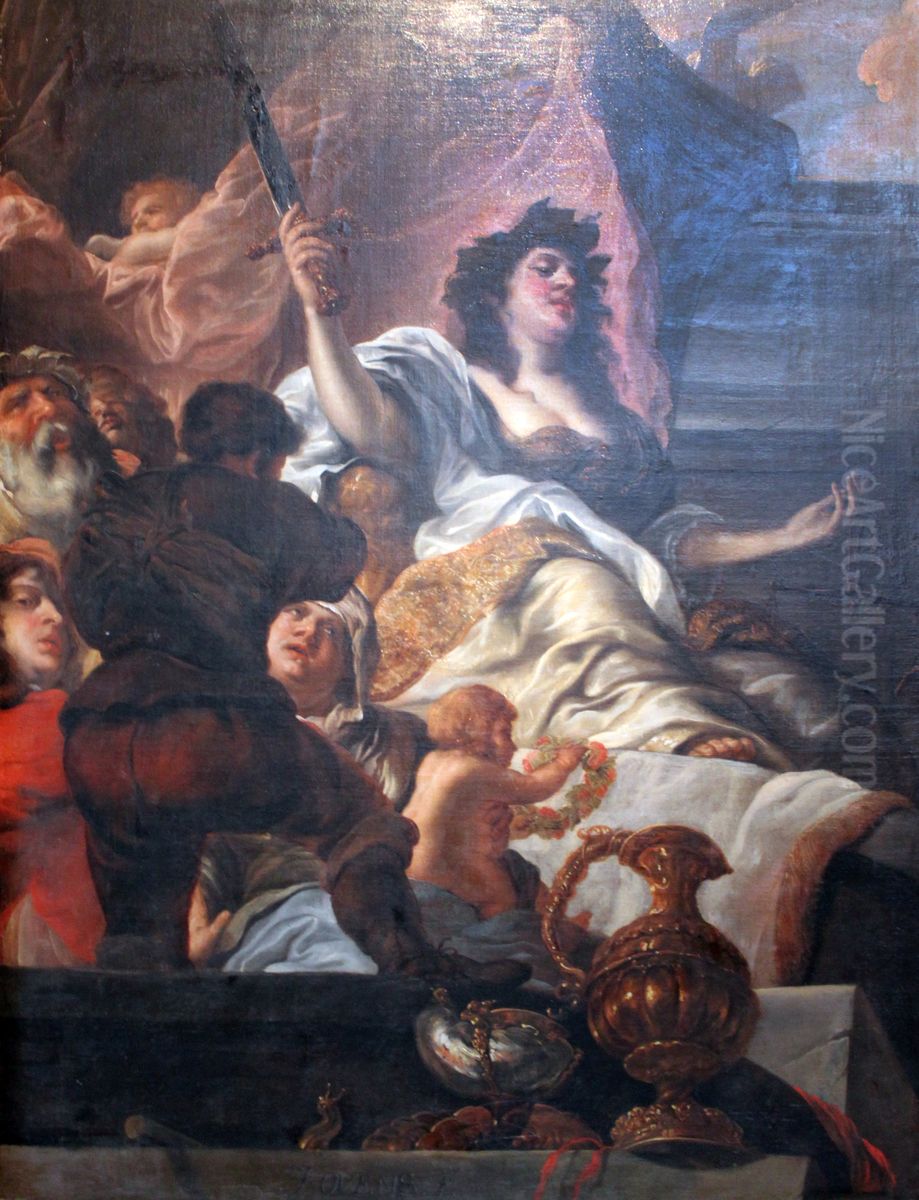 Justicia Oil Painting by Jurgen Ovens