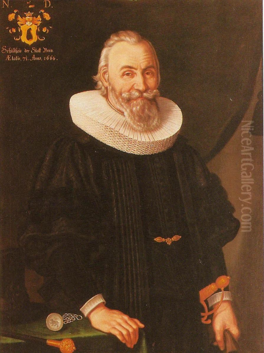 Niklaus Dachselhofer (1595-1670), Schultheiss von Bern. Oil Painting by unknown