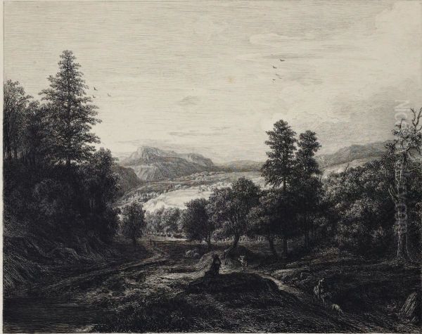 Gebirgslandschaft Oil Painting by Roelant Roghman