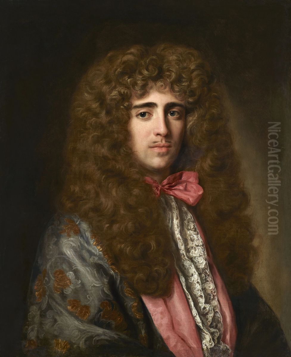 Portrait of John Offley of Madeley, Staffs. and London (1650 - 1688) Oil Painting by Jacob Ferdinand Voet