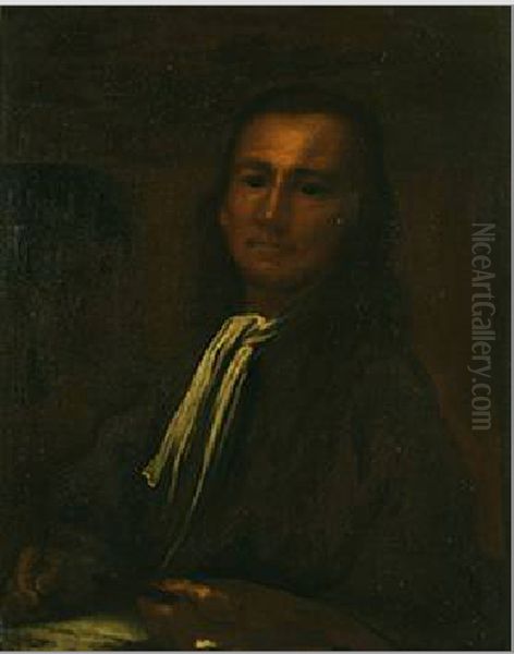 Self-portrait Oil Painting by Livio Mehus