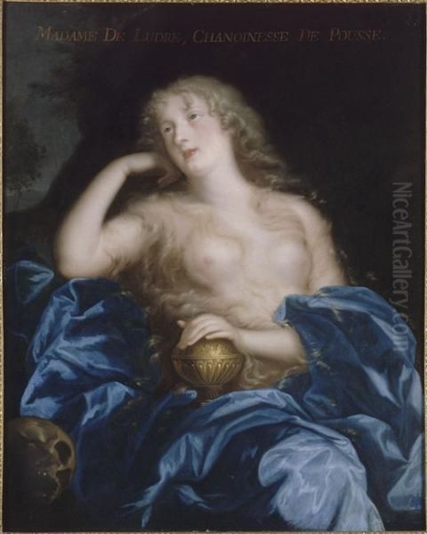 Portrait ofIsabelle de Ludres(1647-1726) Oil Painting by Jean Charles, II Nocret