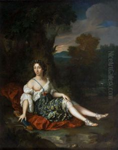 Portrait of a lady as Diana, most probably Queen Marie Casimire Sobieska