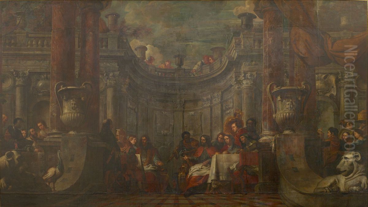 Marriage at Cana Oil Painting by Jan Erasmus Quellinus