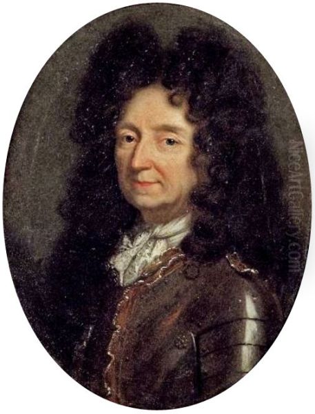 Portrait of Jan Andrzej Morsztyn. Oil Painting by Hyacinthe Rigaud