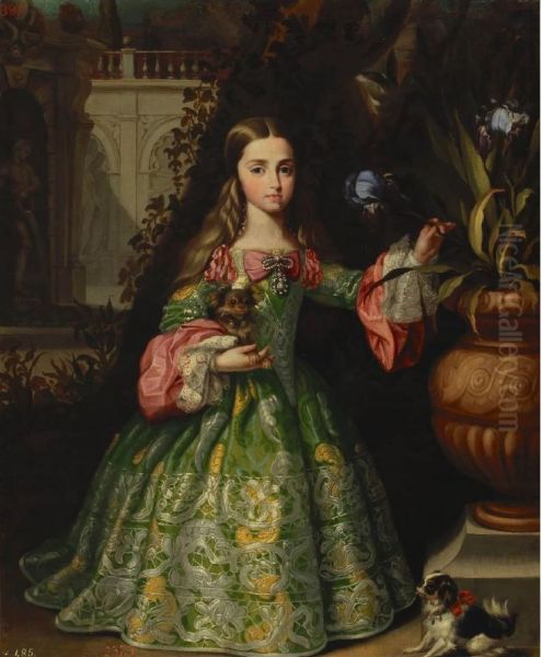 Portrait of Maria Nicolasa de la Cerda Oil Painting by Jan van Kessel the Younger