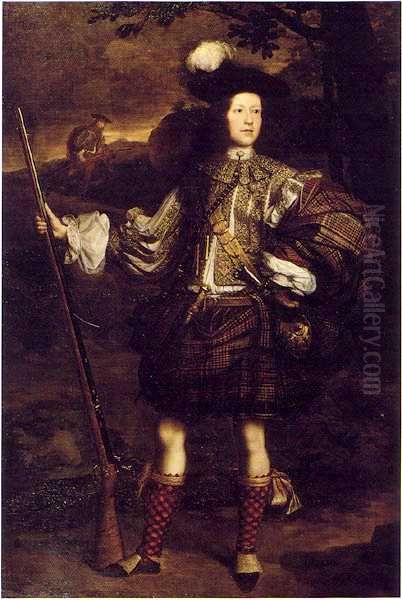 Lord Mungo Murray, theHighlandChieftain c1680. Oil Painting by John Michael Wright