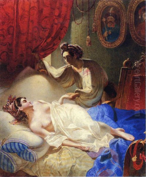 Maria Oil Painting by Taras Shevchenko