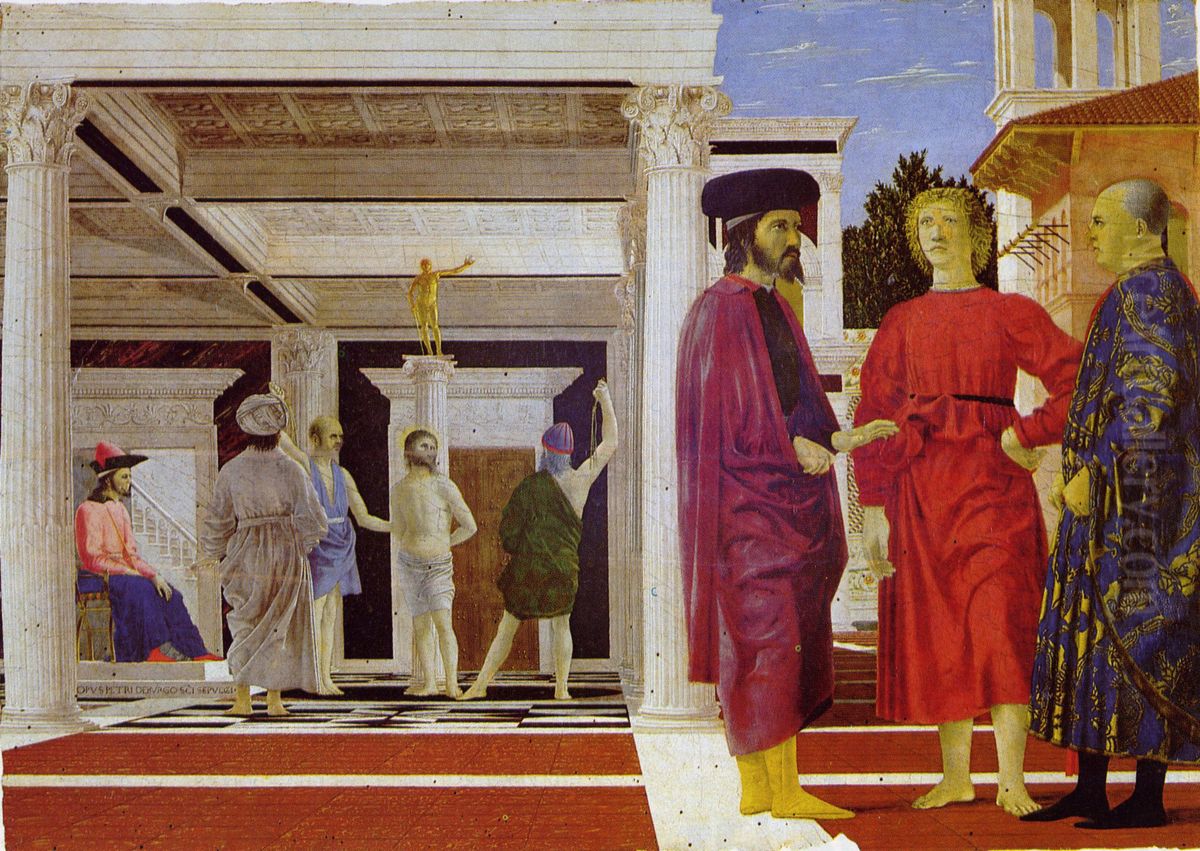 Geisselung Christi Oil Painting by Piero della Francesca