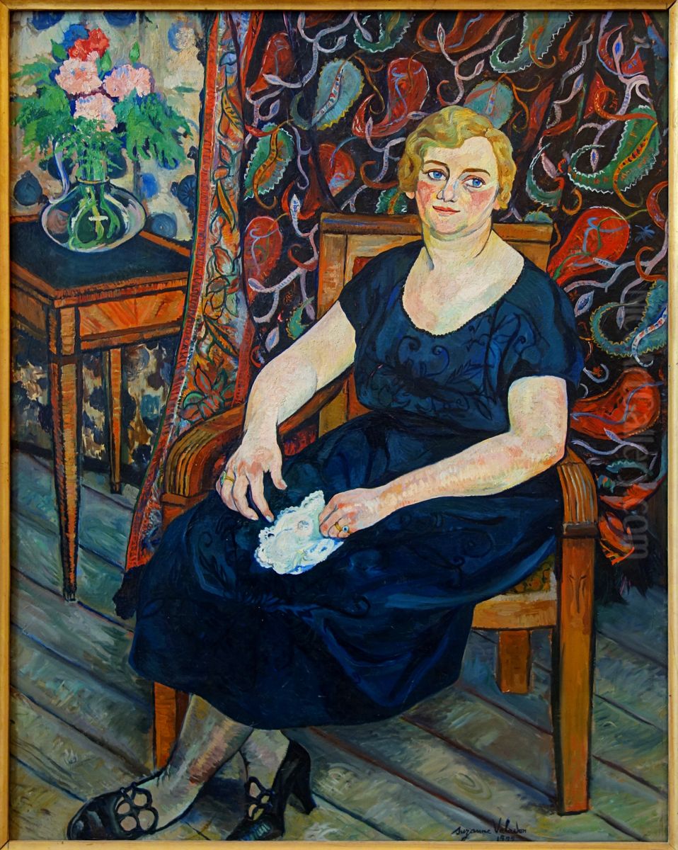 Madame Levy Oil Painting by Suzanne Valadon