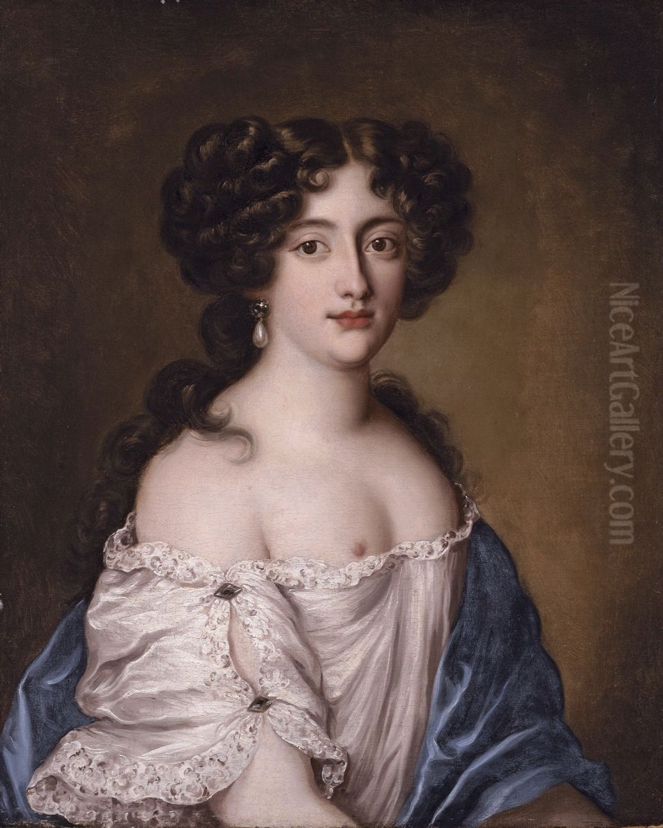 Portrait de Hortense Mancini, duchesse de Mazarin, comme Aphrodite Oil Painting by Jacob Ferdinand Voet