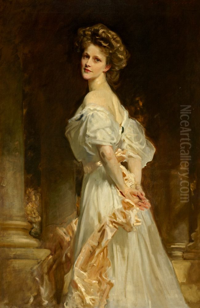 Portrait of Nancy Astor Oil Painting by John Singer Sargent