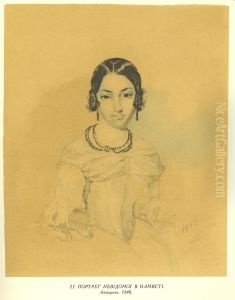 Portrait of an unknown with necklace