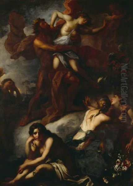 The rape of Proserpine Oil Painting by Anthoni Schoonjans