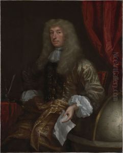 Portrait ofSir John Chardin, French traveller and merchant; Britishenvoyto Holland in 1683 (1643-1712)