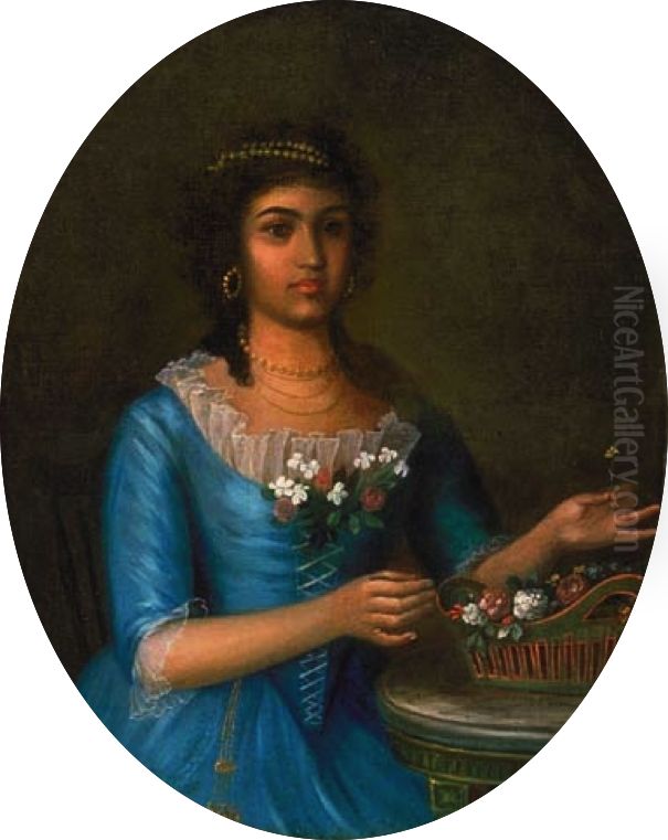 Marianne Celeste Dragon Dimitry Oil Painting by Jose Francisco Xavier de Salazar y Mendoza