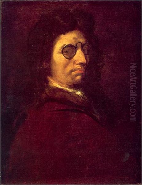 Self-portrait Oil Painting by Luca Giordano