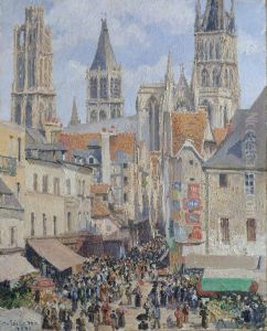 Rue de l'Epicerie in Rouen, Effect of Sunlight