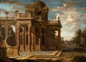 Architectural capriccio with figures (2)