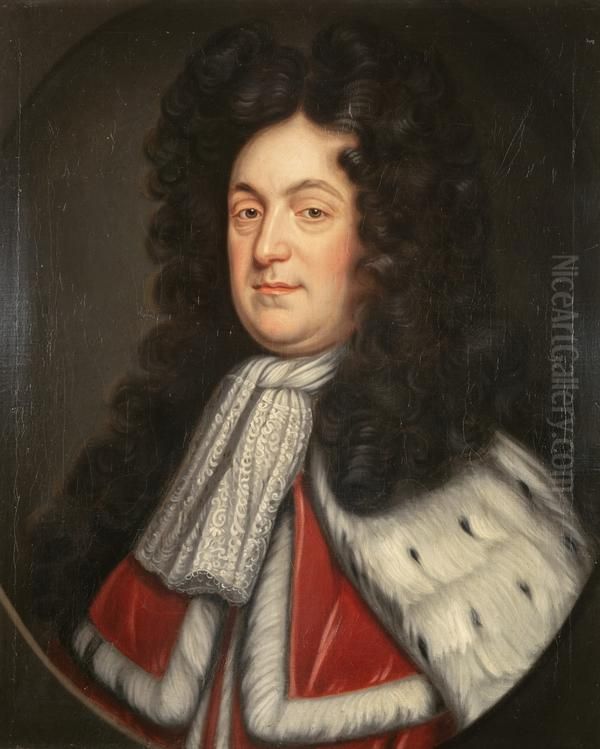 Portrait ofJohn Hamilton, 2nd Lord Belhaven and Stenton(1656-1708) Oil Painting by John Baptist Medina