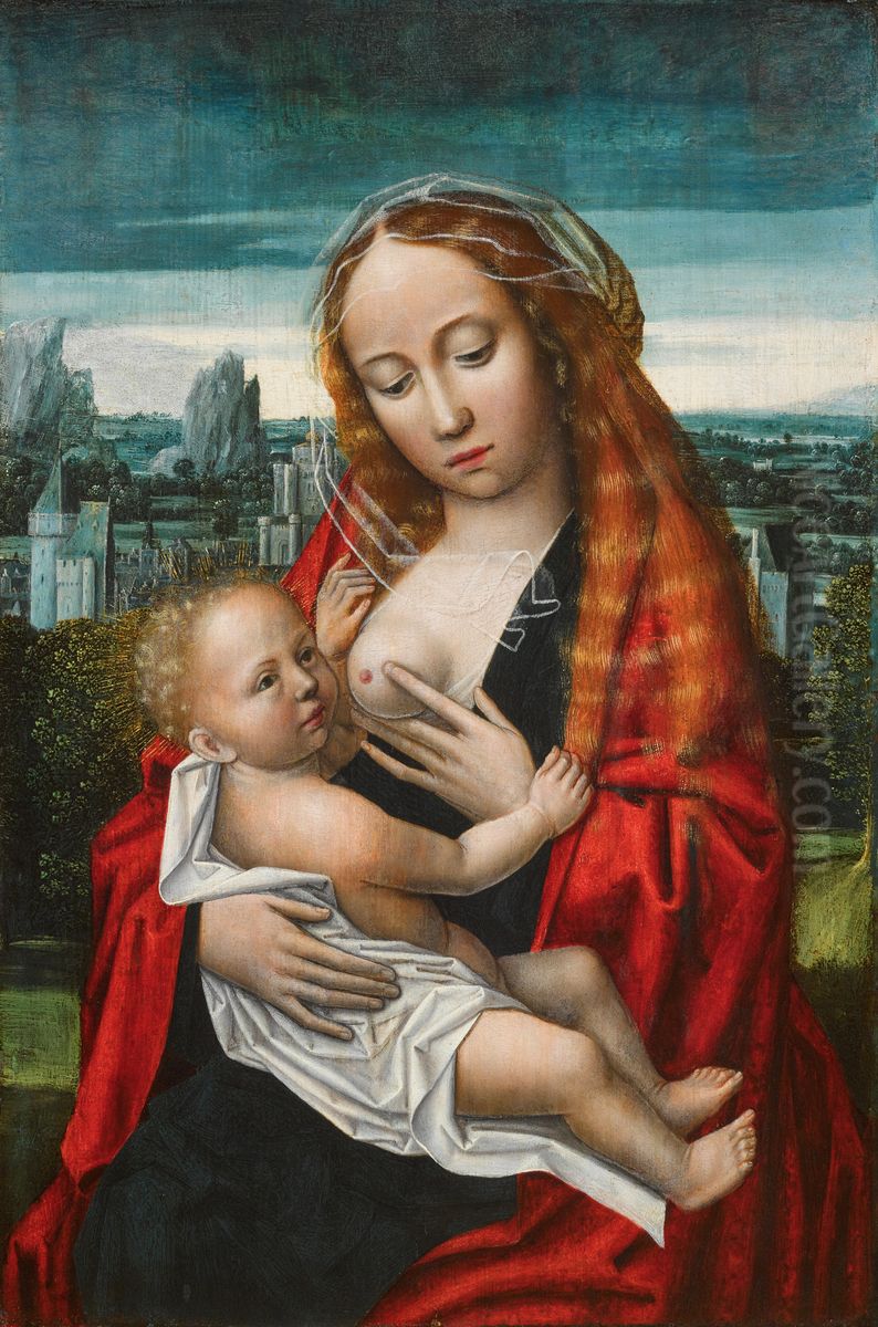 The Virgin and Child Oil Painting by Ambrosius Benson