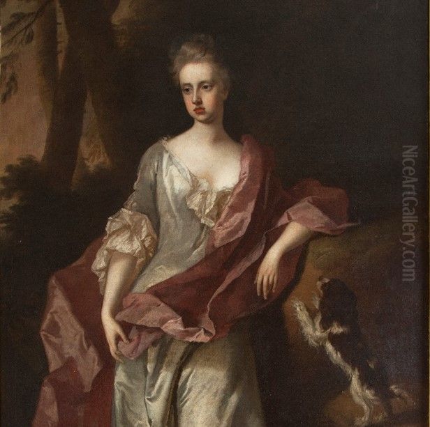 Portrait of Carey Coke Oil Painting by Michael Dahl