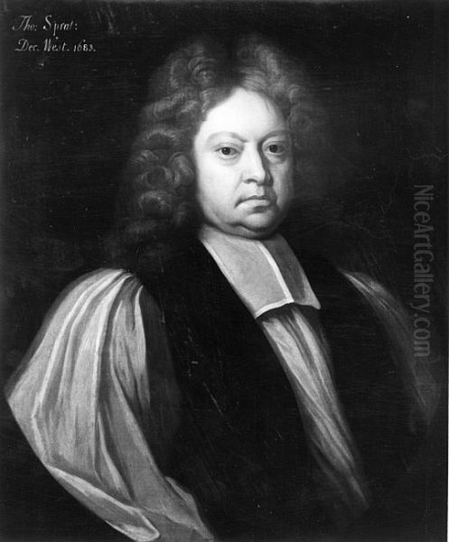 Thomas Sprat Oil Painting by Michael Dahl