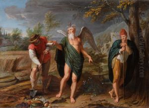 An allegory of time, work and idleness