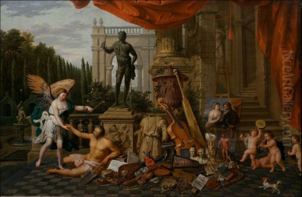 Allegory of the City of Antwerp Oil Painting by Theodoor Boeyermans