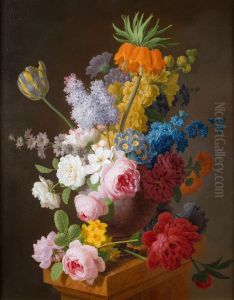 Opulent flower still life