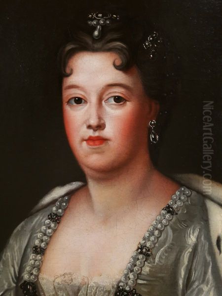 (detail). Oil Painting by Joseph Vivien