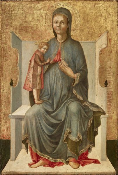 Madonna and Child Oil Painting by Paolo Uccello