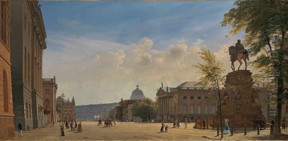 Unter den Linden Oil Painting by Eduard Gaertner