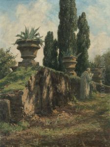 Zypressen der Villa Torlonia, Frascati