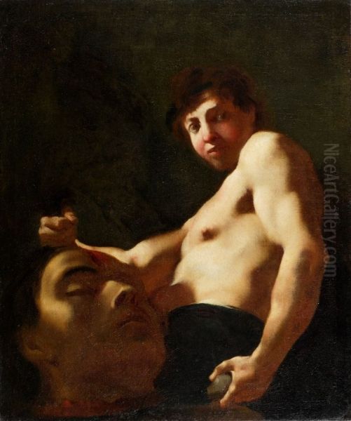 David with the Head of Goliath Oil Painting by Giovanni Battista Tiepolo
