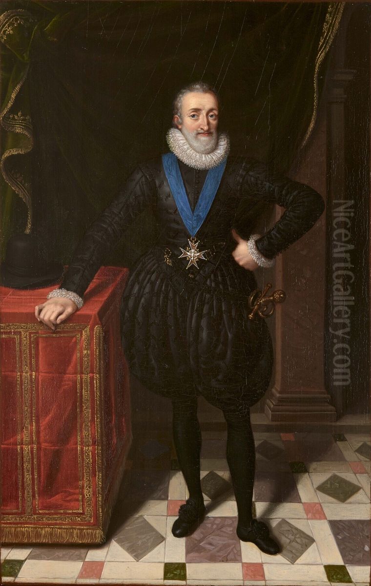 Henry IV, King of France and Navarre (1553-1610) Oil Painting by Frans Pourbus the younger Henry IV, King of France and Navarre (1553-1610) Oil Painting by Frans Pourbus the younger