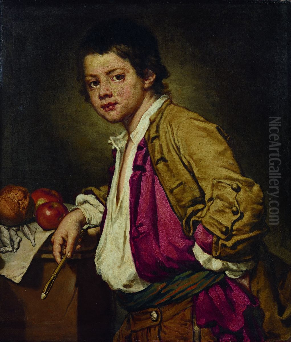 Portrait of a Young Painter Oil Painting by Fra Galgario
