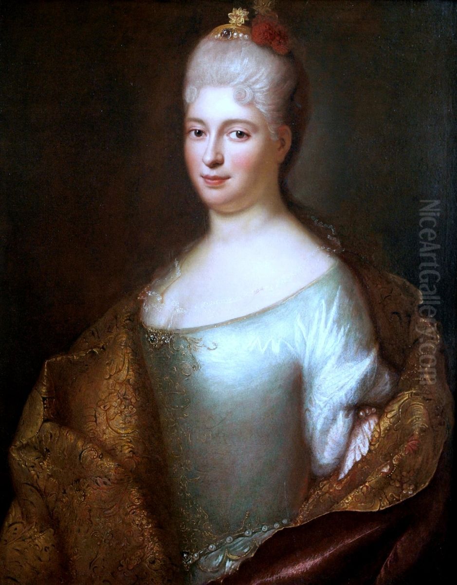 Noble Lady. Oil Painting by Adam Manyoki
