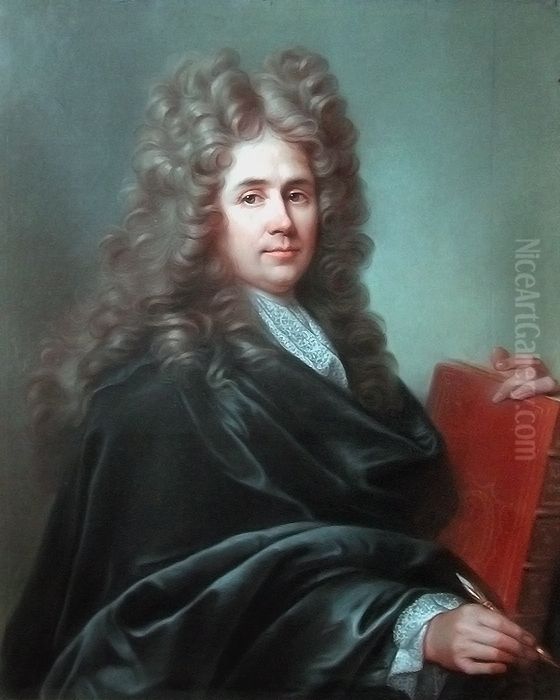 Portrait ofRobert de Cotte(1656-1735), French architect Oil Painting by Joseph Vivien