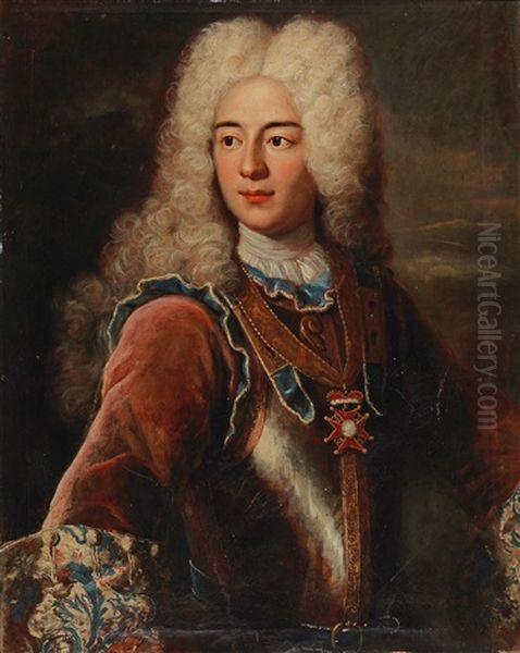 Bildnis Rudolf Emanuel Frisching Oil Painting by Robert Gardelle
