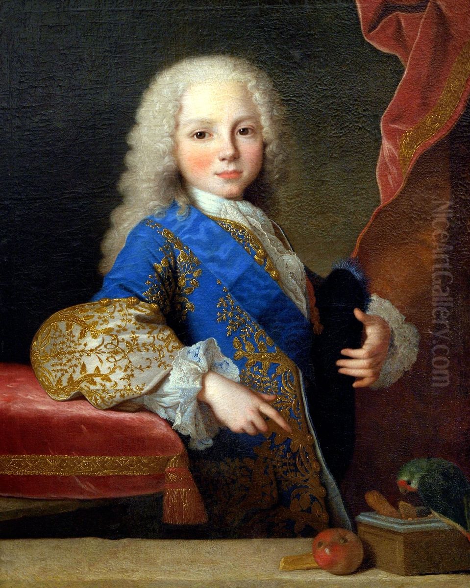 The Infant Philip of Bourbon, future Duke of Parma, Piacenza and Guastalla, in his childhood Oil Painting by Jean Ranc