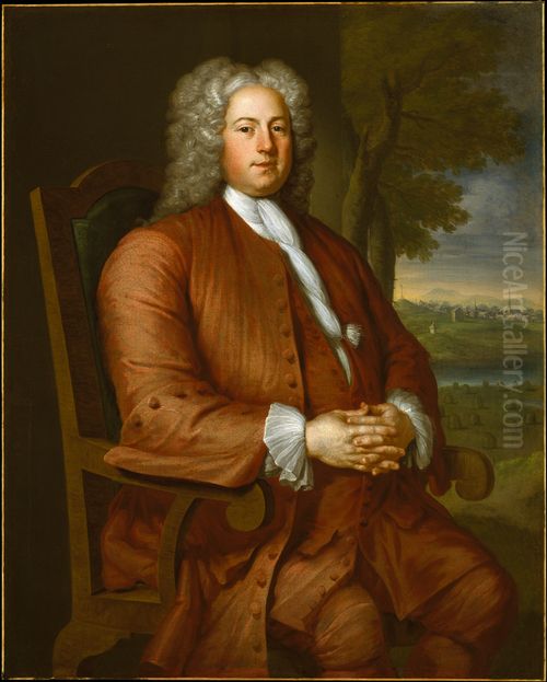 Portrait of Francis Brinley. Oil Painting by John Smibert