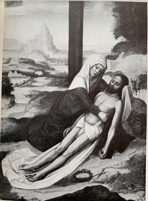 Lamentation Oil Painting by Ambrosius Benson