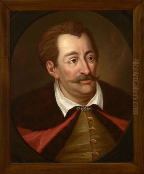 Portret Jana Zamoyskiego (1542-1605), hetmana wielkiego koronnego Oil Painting by unknown