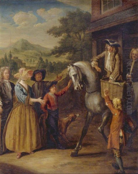 The Man of Ross, John Kyrle (1637-1724) Oil Painting by Joseph van Aken
