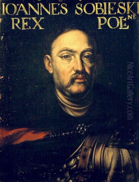 Portrait of John III Sobieski. Oil Painting by Daniel Schultz