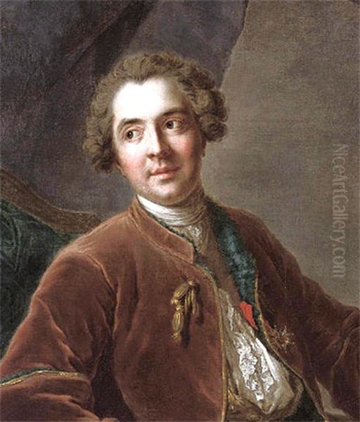 Portrait ofLouis-Antoine Crozat Oil Painting by Jean-Marc Nattier