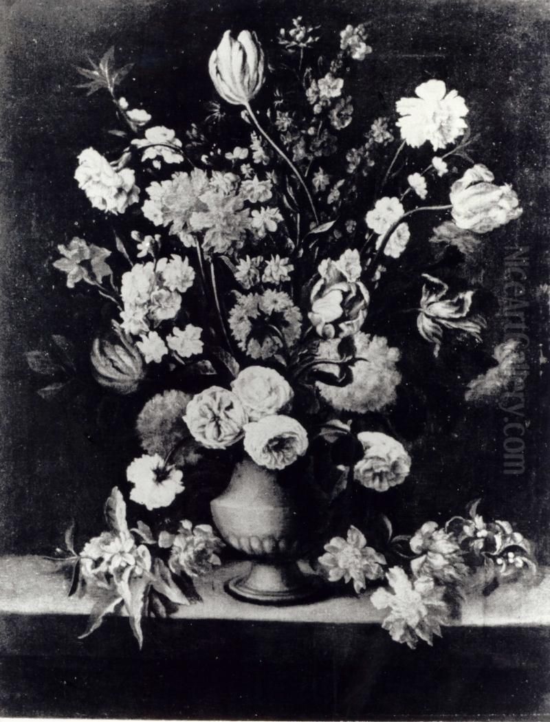 Bouquet of flowers. Oil Painting by Andreas Heldt