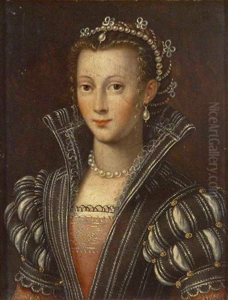 Ritratto di Contessina de' Medici Oil Painting by Alessandro Allori