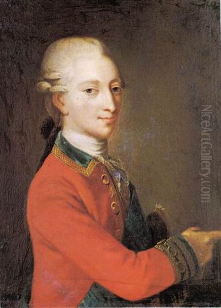 Christian VII. Oil Painting by Unidentified painter